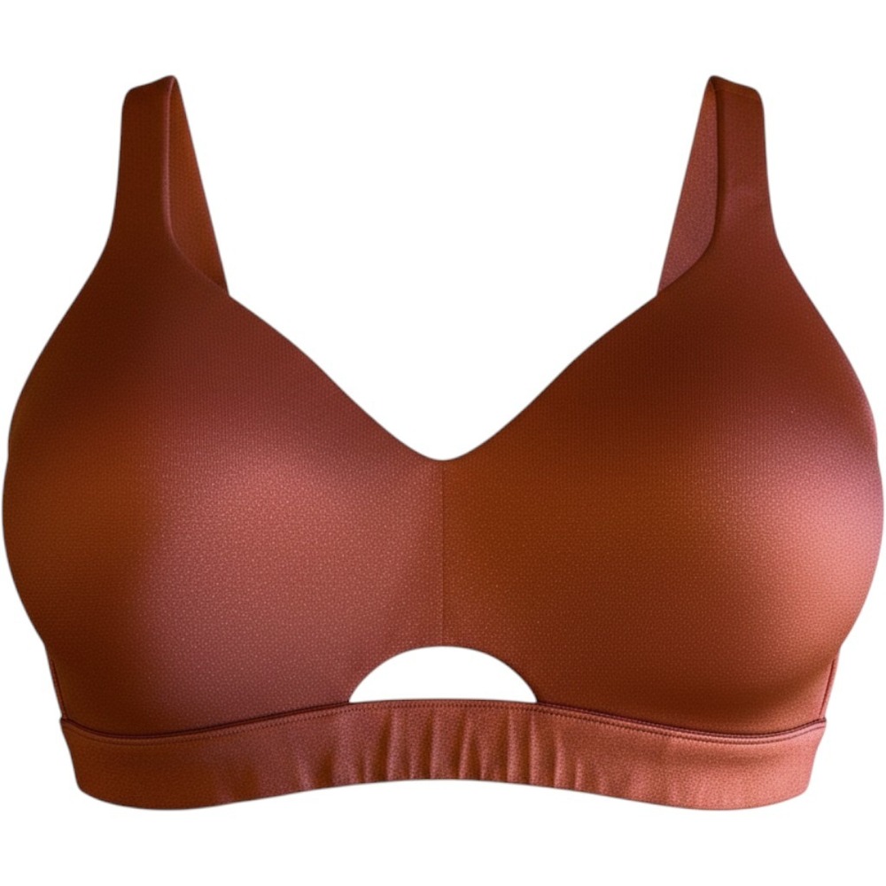 Cacique Full Coverage Bra Women 36DDD Copper Shimmer Wireless Support